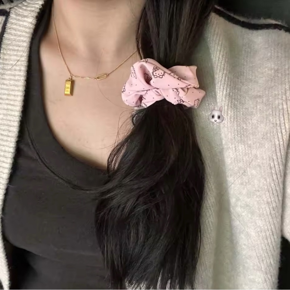 Pink Hello Kitty Scrunchie - Picture 5 of 5